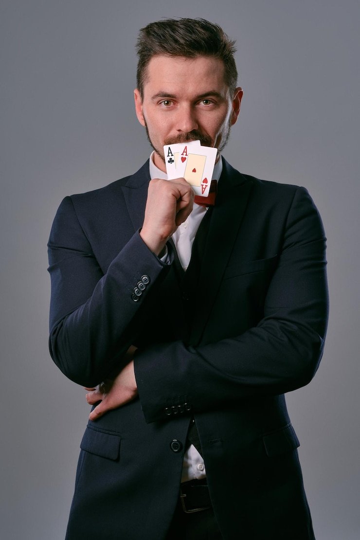 Dealer profesional di studio Dragon Hatch menyambut pemain baru dengan ramah